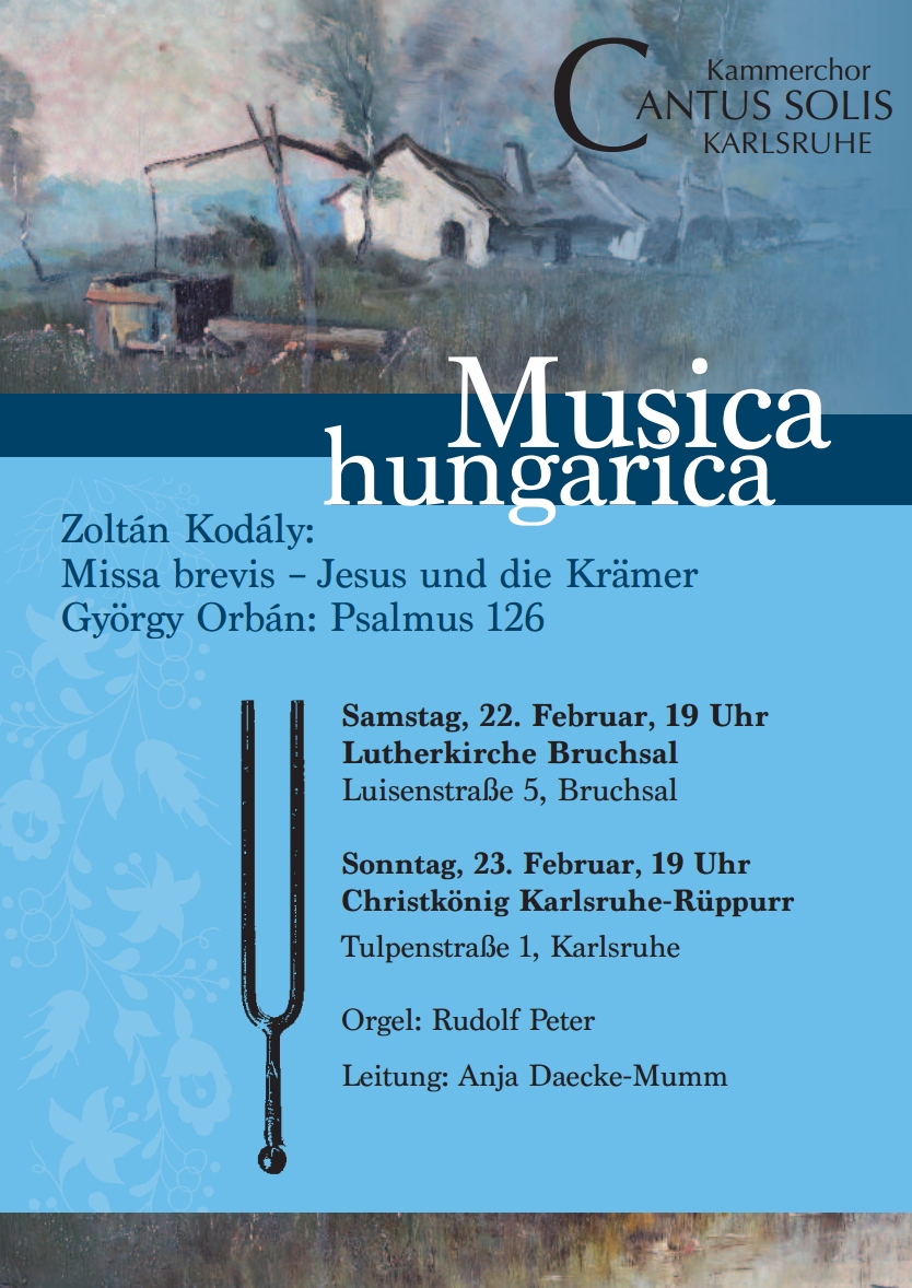 Plakat Musica Hungarica