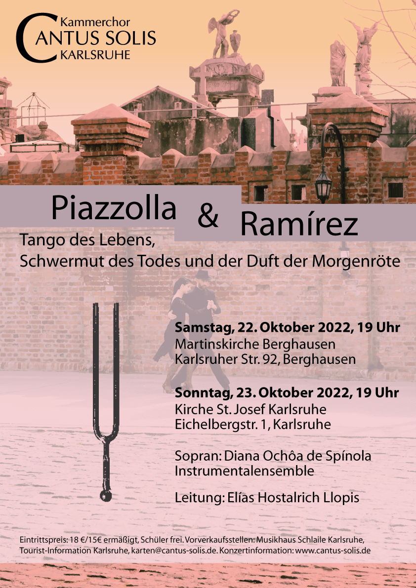 Plakat Konzert Piazolla